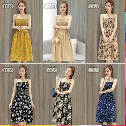 กระโปรงสายเดี่ยว ขนาดฟรีไซส์